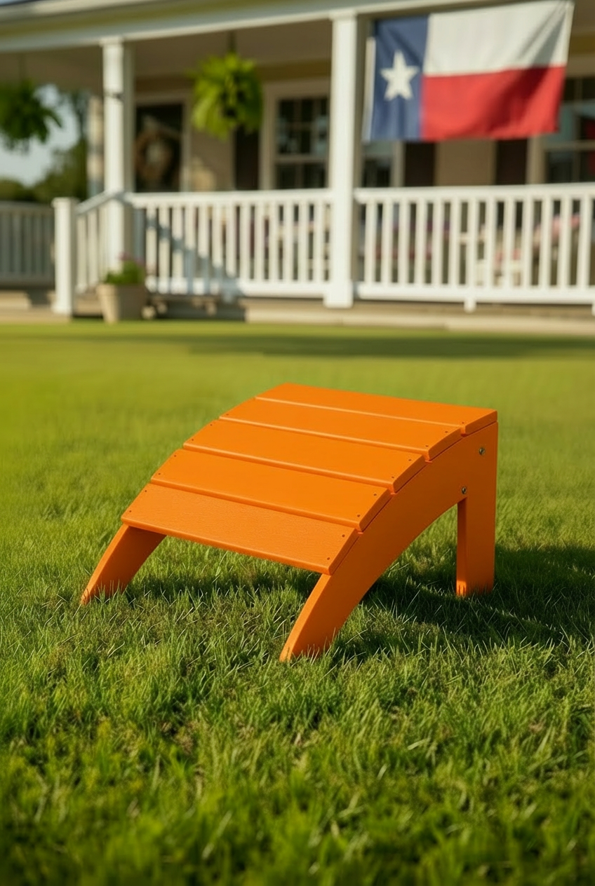 Adirondack Ottoman - Orange