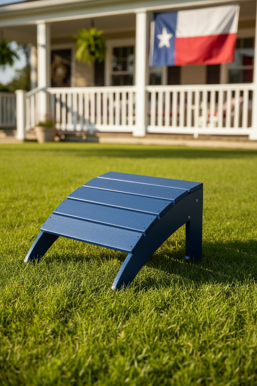 Adirondack Ottoman - Blue