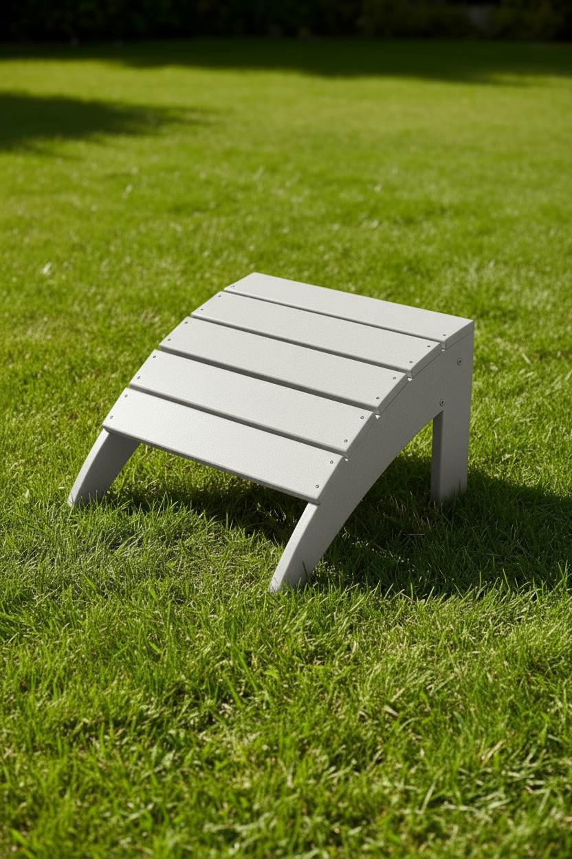 Adirondack Ottoman - Storm Gray