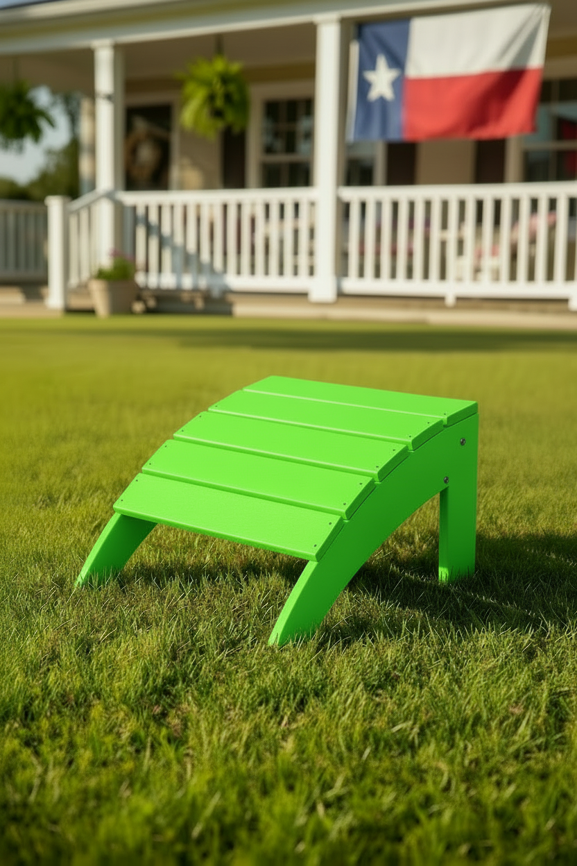Adirondack Ottoman - Green