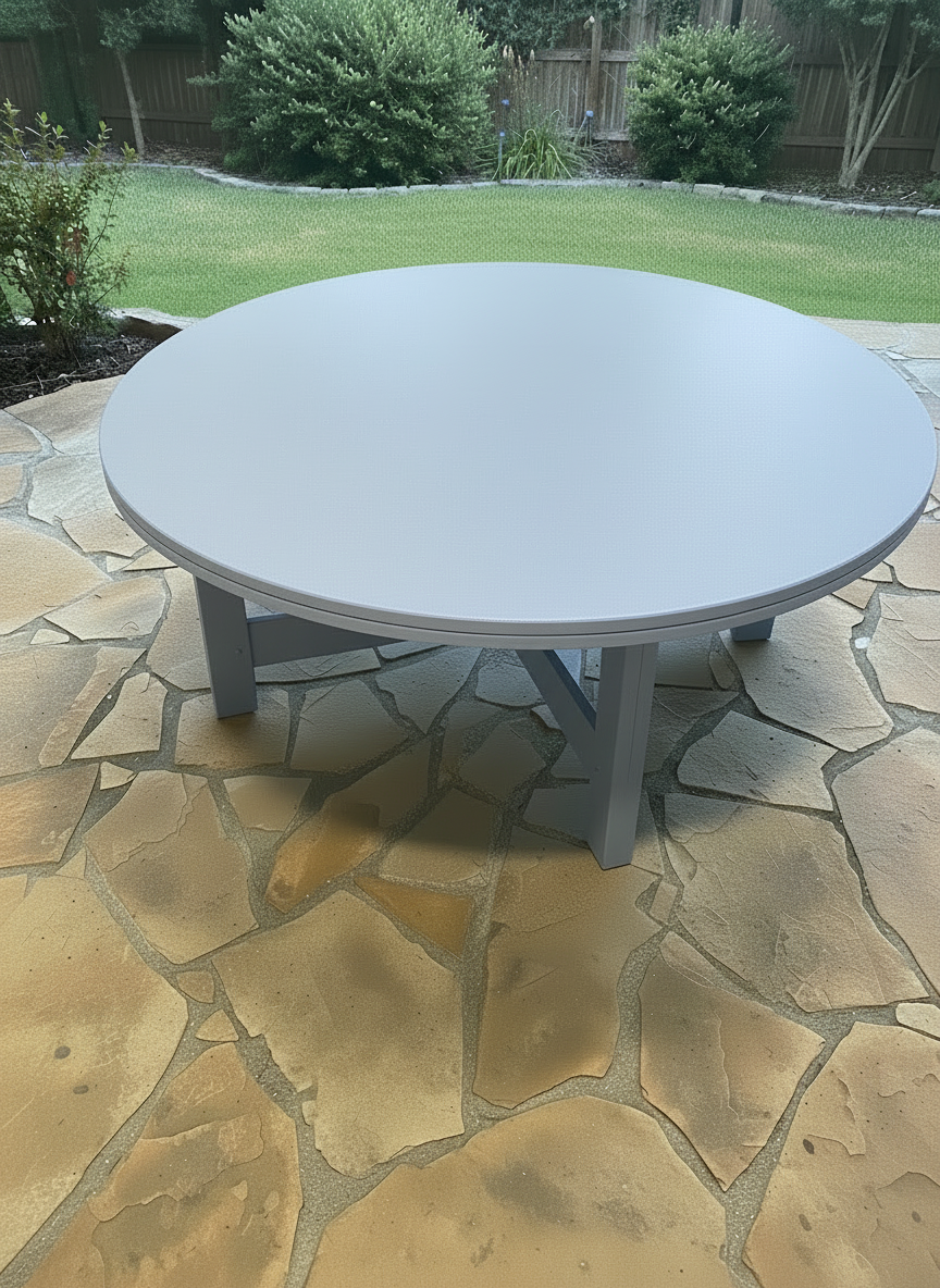 Chat Table - Storm Gray
