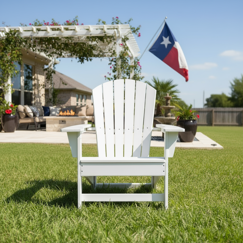 Classic Adirondack Chair - White